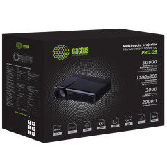 Проектор Cactus CS-PRO.09B.WXGA-W LCD 3000Lm LS (1280x720) 2000:1