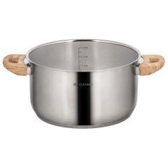 Набор посуды DANIKS "Осло", кастрюли, нерж., индукция, 10 пр (GS-01147-10PC)(478894)