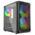 Корпус POWERCASE Mistral Micro A3B ARGB,Tempered Glass, 2x 140mm ARGB PWM+1x 120mm ARGB PWM, чёрный