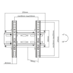 Подставка д/ТВ ULTRAMOUNTS UM836T для 17