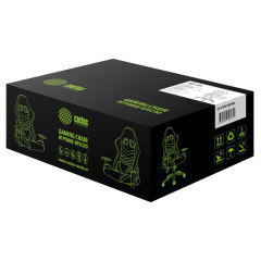 Кресло игровое Cactus CS-CHR-0099BL черный эко.кожа