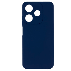 Бампер Tecno Spark 10/10C ZIBELINO Soft Matte синий защита камеры