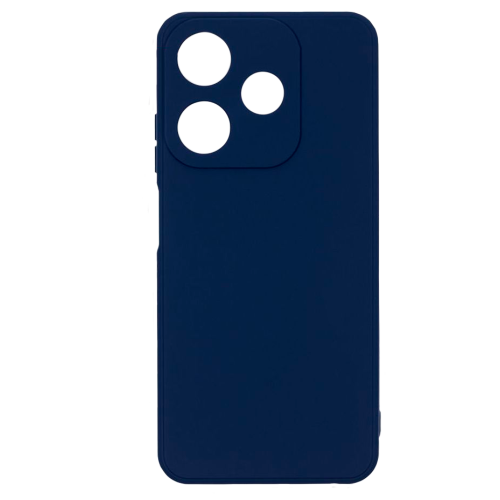 Бампер Tecno Spark 10/10C ZIBELINO Soft Matte синий защита камеры