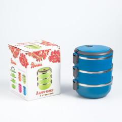 Ланч-бокс Доляна, 1.5 л, 16 х 19 см (3533173)