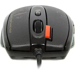 Мышь A4 V-Track F5 черный лазерная