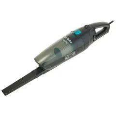 Пылесос вертикальный DELTA DL-0855 черный с бирюзовым