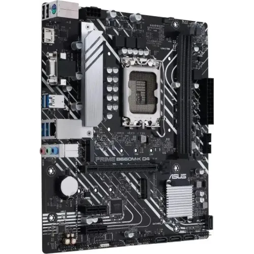 М/П SOC-1700 Asus PRIME B660M-K D4 Soc-1700 Intel B660 2xDDR4 mATX AC`97 8ch(7.1) GbLAN RAID+VG
