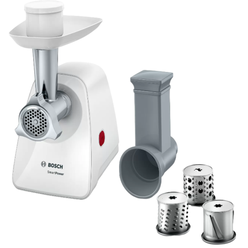 Мясорубка BOSСH MMWP2004 SmartPower, белая