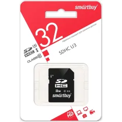 Карта SD 32 GB SMARTBUY Class10 (SB32GBSDHCU3)