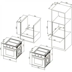 Духовка электрическая OASIS D-MSN (*8)