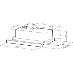 Воздухоочиститель Krona Kamilla 600 AIR 2W (2 мотора) белый