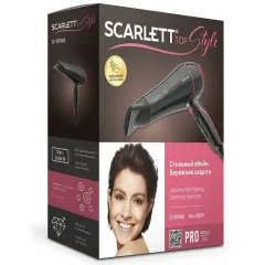 Фен SCARLETT SC-HD70I60 черный