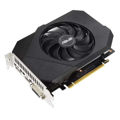 Видеокарта Asus PCI-E PH-GTX1650-O4GD6-P-V2 NV GTX1650 4096Mb 128 GDDR6 1410/12000 DVIx1/HDMIx1/DPx1