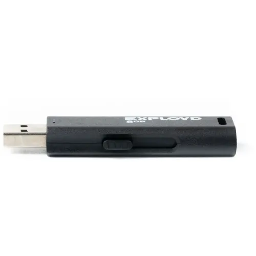 Карта USB2.0 8 GB EXPLOYD 580 черный