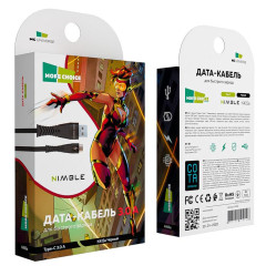 Кабель USB 3.0 A вилка - Type C 1 м More choice K41Sa (Black)