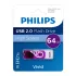 Карта USB2.0 64 GB PHILIPS VIVID2.0 