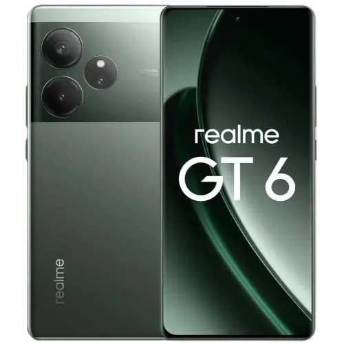 Сотовый телефон REALME GT6 5G 12/256Gb зеленый туман (*14)