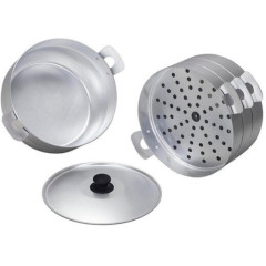 Мантоварка КАЛИТВА 180635, 26 см, алюм. 6,0л., 3 сетки (108844)