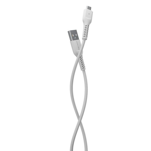 Кабель USB 3.0 A вилка - microUSB 1 м More choice K42m White