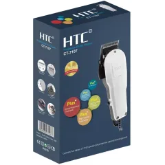 Машинка для стрижки HTC CT-7107 белая (сет)