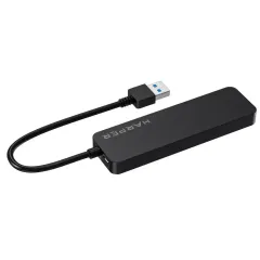 Коммутатор USB 2.0 HARPER HUB-04P Black 
