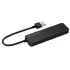 Коммутатор USB 2.0 HARPER HUB-04P Black 