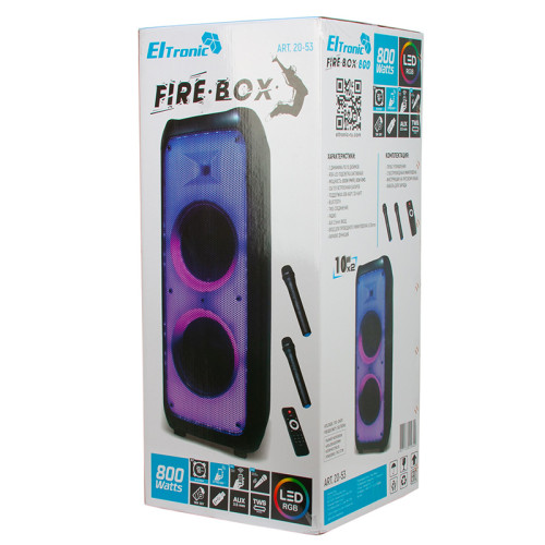 Акустика портативная ELTRONIC 20-53 FIRE BOX 800