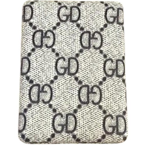 Зеркальце косметическое складное, GD, прямоугол., светло-коричневое