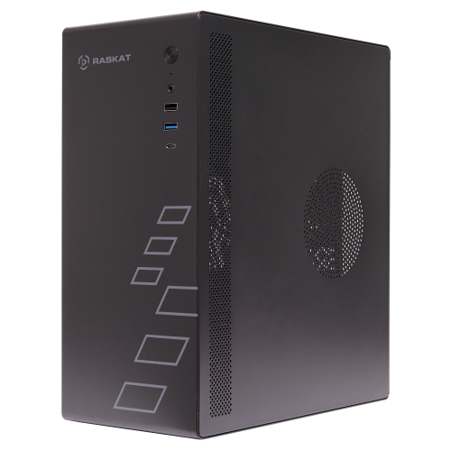 Компьютер Raskat Standart 300  i3-10100 16Gb/480Gb noOS + клав./мышь (Standart3001280330) черный