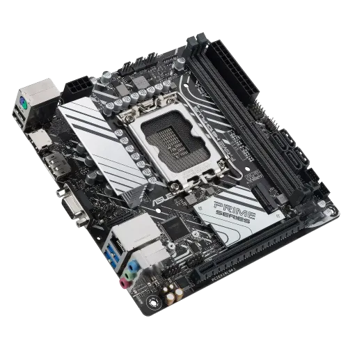 М/П SOC-1700 Asus PRIME H610I-PLUS-CSM Intel H610 2xDDR5 mini-ITX AC
