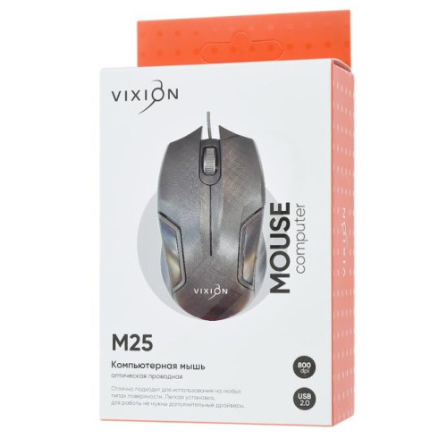 Мышь Vixion M25 черная
