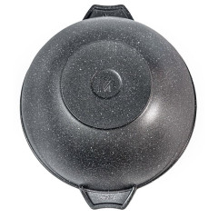 Казан Мечта Гранит, 7л, алюм.,с крышкой (57701)(362482)