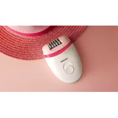 Эпилятор PHILIPS BRE-235/00 белый/розовый