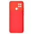 Бампер Xiaomi Poco C40 4G ZIBELINO Soft Matte красный с микрофиброй