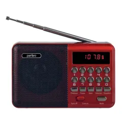 Радиоприемник PERFEO PF-A4871 PALM - красный
