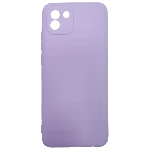 Бампер Samsung Galaxy A03 ZIBELINO Soft Matte сиреневый
