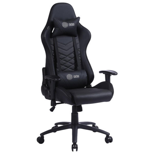Кресло игровое Cactus CS-CHR-0099BL черный эко.кожа