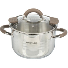 Набор посуды DANIKS Нара, кастрюли, нерж., 6 пр (GS-01413-6PC-2)(446892)