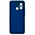 Бампер Xiaomi Redmi 12C 4G/11A/Poco C55 ZIBELINO Soft Matte синий с микрофиброй