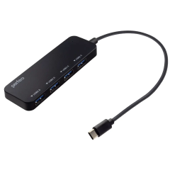 Коммутатор USB 2.0 PERFEO PF-H048 черный (PF D0804)