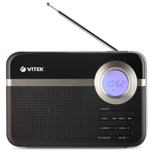 Радиоприемник VITEK VT-3592 черный (*7)