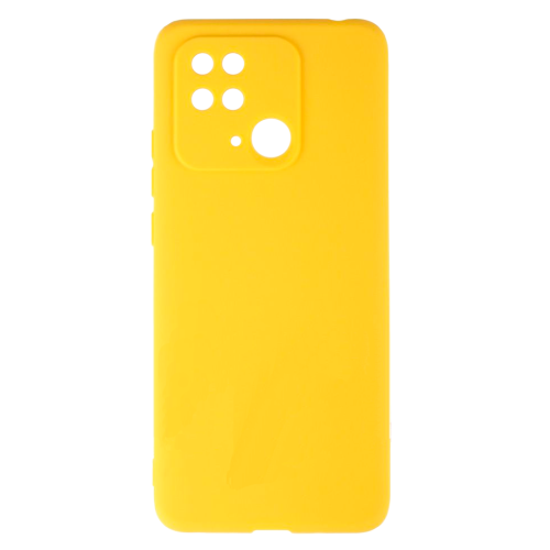Бампер Xiaomi Redmi 10C ZIBELINO Soft Case желтый защита камеры
