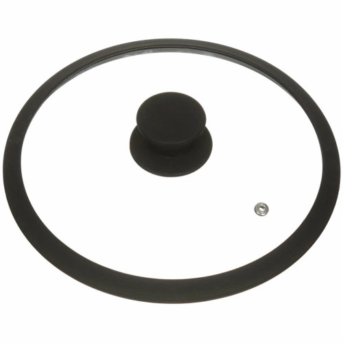 Крышка для посуды DANIKS, HA224B, силикон, черный, 24 см (247981)