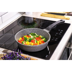 Сковорода ГУРМАН Estima серая ГМ2401 ЭЧИ индукция 24см (430986)