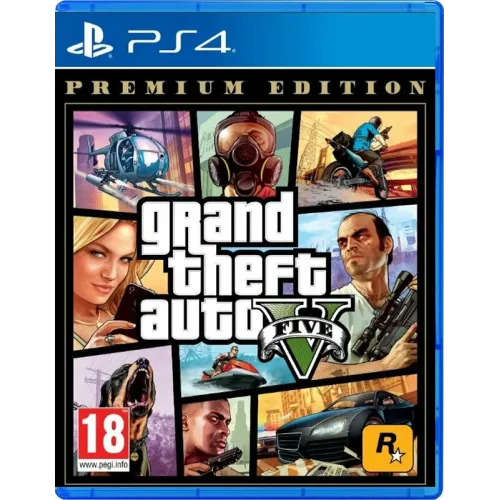 Игра PS4 Grand Theft Auto V. Premium Edition (Русские субтитры)