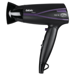 Фен BBK BHD1608i черный/фиолетовый