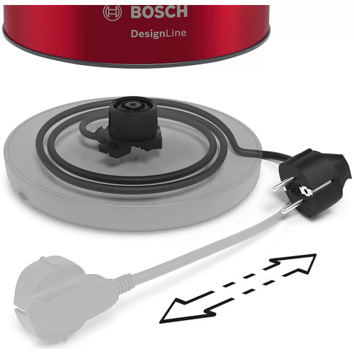 Чайник эл. BOSCH TWK-4P434 красный