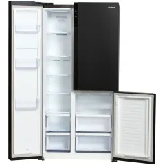 Холодильник Side-by-Side HYUNDAI CS5073FV графит