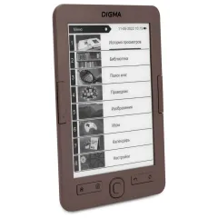 Книга электронная DIGMA E60C коричневый (*9)
