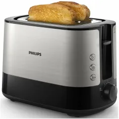 Тостер PHILIPS HD2637/90 черный/серебристый